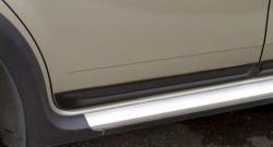 3 309 р. Молдинги дверей RA (узкие, комплект)  Renault Sandero  (BS) (2009-2014) (Поверхность шагрень)  с доставкой в г. Пермь. Увеличить фотографию 4