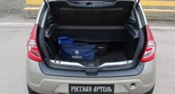 1 199 р. Защитная накладка на задний бампер RA  Renault Sandero  (BS) (2009-2014)  с доставкой в г. Пермь. Увеличить фотографию 2