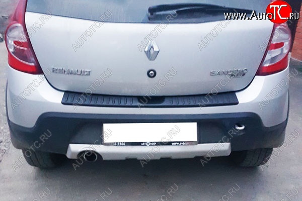 989 р. Защитная накладка заднего бампера Тюн-Авто  Renault Sandero Stepway  (BS) (2010-2014)  с доставкой в г. Пермь