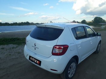 5 599 р. Спойлер INMAX Renault Sandero Stepway (B8) рестайлинг (2018-2022) (неокрашенный)  с доставкой в г. Пермь. Увеличить фотографию 10