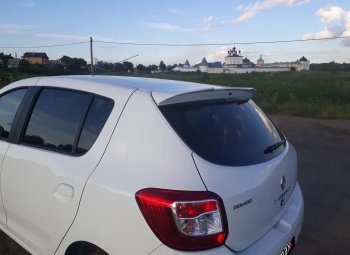 5 599 р. Спойлер INMAX Renault Sandero Stepway (B8) рестайлинг (2018-2022) (неокрашенный)  с доставкой в г. Пермь. Увеличить фотографию 6
