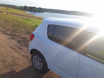 5 599 р. Спойлер INMAX Renault Sandero Stepway (B8) рестайлинг (2018-2022) (неокрашенный)  с доставкой в г. Пермь. Увеличить фотографию 7