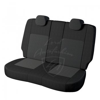 6 749 р. Чехлы для сидений Lord Autofashion Турин (жаккард)  Renault Sandero  (B8) (2018-2025) рестайлинг (Черный, вставка Люкс-77)  с доставкой в г. Пермь. Увеличить фотографию 2