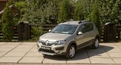 4 299 р. Молдинги дверей RA (комплект) Renault Sandero (B8) дорестайлинг (2014-2018) (Поверхность глянец (под окраску), Неокрашенные)  с доставкой в г. Пермь. Увеличить фотографию 2