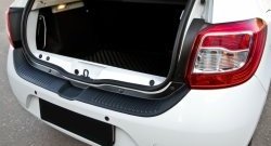 1 739 р. Накладка защитная на задний бампер RA Renault Sandero (B8) дорестайлинг (2014-2018)  с доставкой в г. Пермь. Увеличить фотографию 3