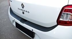 1 739 р. Накладка защитная на задний бампер RA Renault Sandero (B8) дорестайлинг (2014-2018)  с доставкой в г. Пермь. Увеличить фотографию 4
