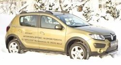1 329 р. Зимняя заглушка решетки переднего бампера Stepway РА  Renault Sandero Stepway  (B8) (2014-2018) дорестайлинг  с доставкой в г. Пермь. Увеличить фотографию 4