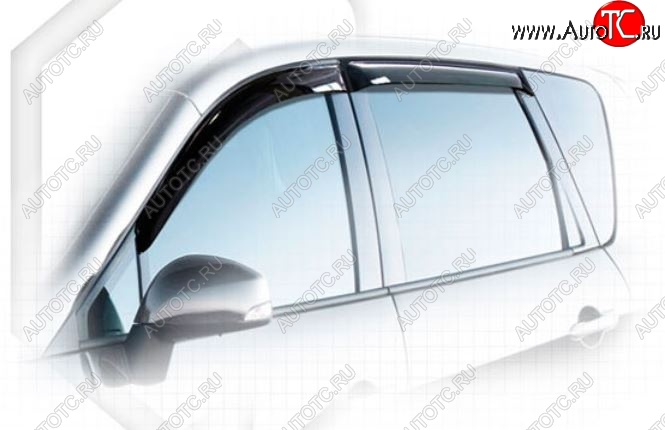 1 999 р. Дефлектора окон CA-Plastiс Renault Scenic 3 (2009-2012) (Classic полупрозрачный, Без хром.молдинга)  с доставкой в г. Пермь