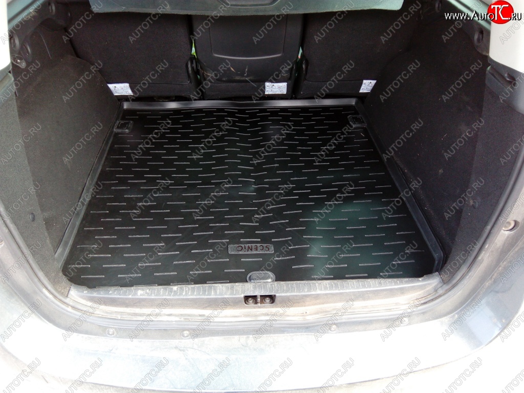 1 599 р. Коврик в багажник Grand (7-миместный) Aileron Renault Scenic 3 (2009-2012)  с доставкой в г. Пермь