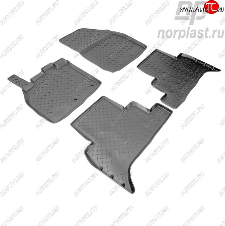2 399 р. Комплект ковриков в салон Norplast  Renault Scenic  3 (2009-2012)  с доставкой в г. Пермь