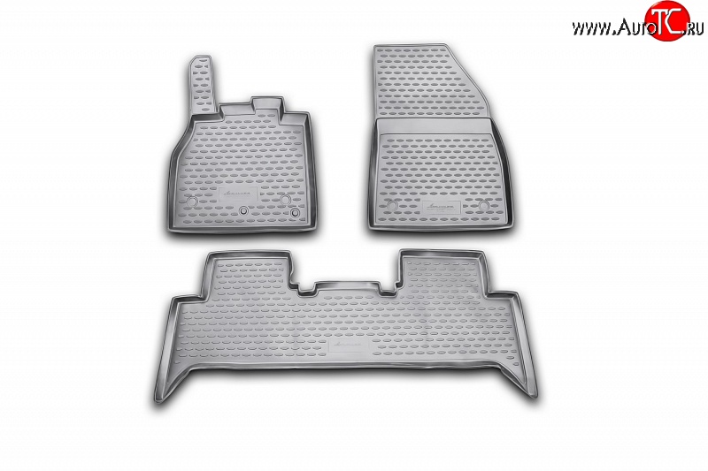 2 599 р. Коврики в салон Element 3 шт. (полиуретан)  Renault Scenic  3 (2009-2012)  с доставкой в г. Пермь