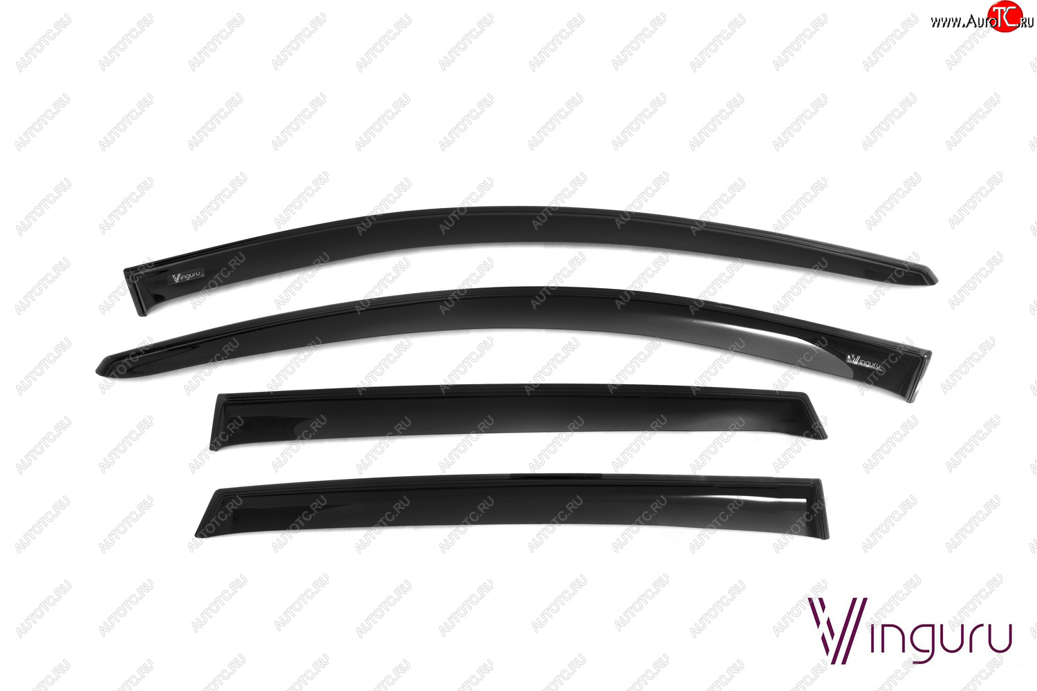 1 089 р. Дефлекторы окон Vinguru Renault Scenic 2 (2003-2009)  с доставкой в г. Пермь