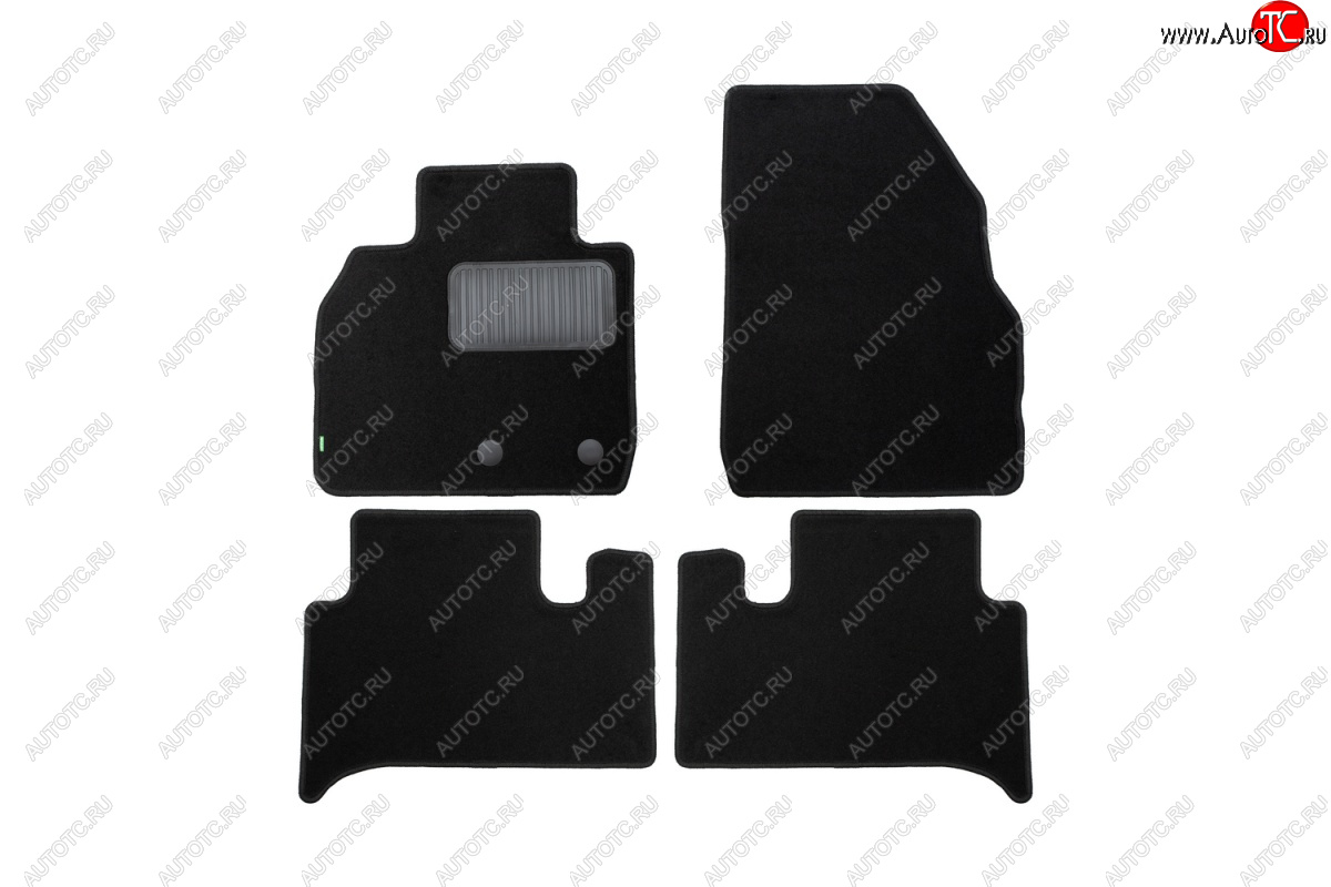 6 949 р. Текстильные коврики салона Klever Standart АКПП  Renault Scenic  2 (2003-2009)  с доставкой в г. Пермь
