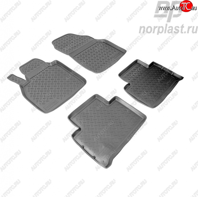 2 359 р. Комплект ковриков в салон Norplast  Renault Scenic  2 (2003-2009)  с доставкой в г. Пермь