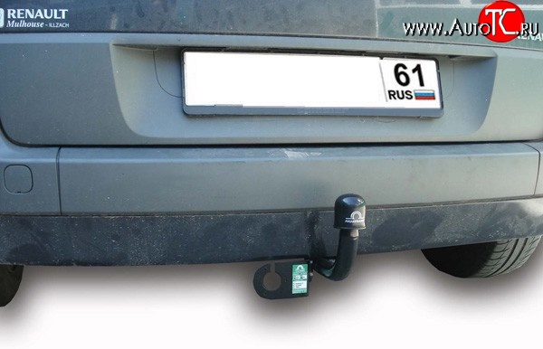 18 499 р. Фаркоп Лидер Плюс  Renault Scenic  2 (2003-2009) (Без электропакета)  с доставкой в г. Пермь