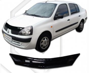 Дефлектор капота CA-Plastic Renault Symbol  седан (2006-2008) LB 2-ой рестайлинг