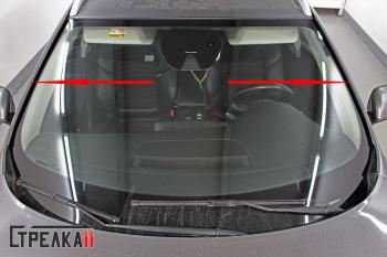 1 699 р. Водостоки (дефлектора) лобового стекла Стрелка 11  Renault Talisman (2015-2025) седан дорестайлинг, универсал дорестайлинг, седан рестайлинг, универсал рестайлинг  с доставкой в г. Пермь. Увеличить фотографию 2