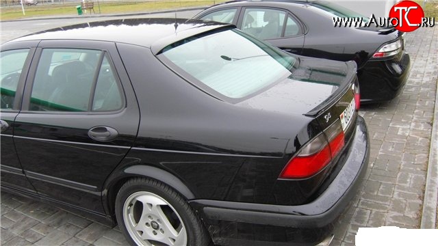 6 199 р. Козырёк на заднее лобовое стекло Sport SAAB 9-5 YS3E cедан дорестайлинг (1997-2001)  с доставкой в г. Пермь
