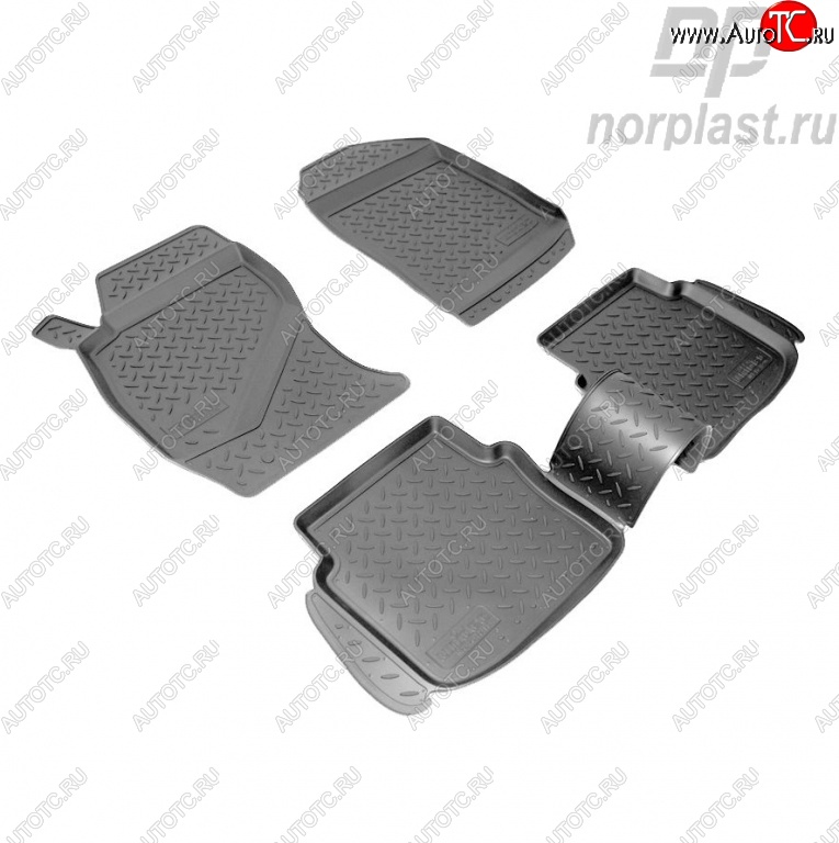 2 799 р. Комплект ковриков в салон Norplast  SAAB 9-5  YS3E (2005-2009) седан 2-ой рестайлинг  с доставкой в г. Пермь