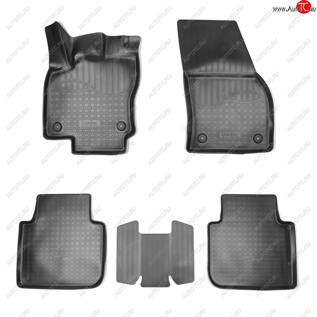 2 399 р. Коврики салона Norplast Unidec  Seat Tarraco  KN2 (2018-2025) (черные)  с доставкой в г. Пермь