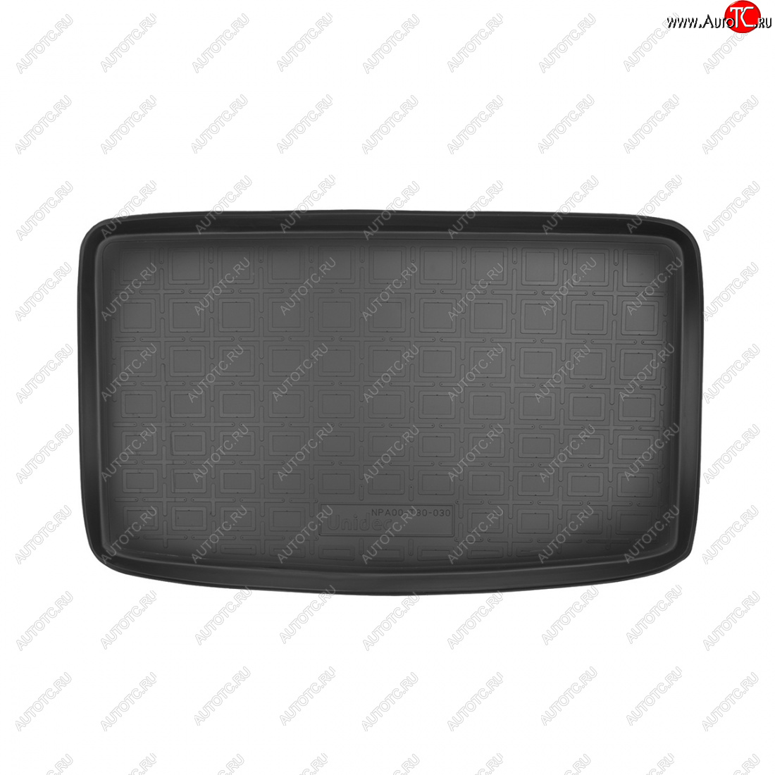 1 599 р. Коврик багажника Norplast Unidec (7 мест разложенный 3-й ряд) Seat Alhambra 7N дорестайлинг (2010-2015) (черный)  с доставкой в г. Пермь
