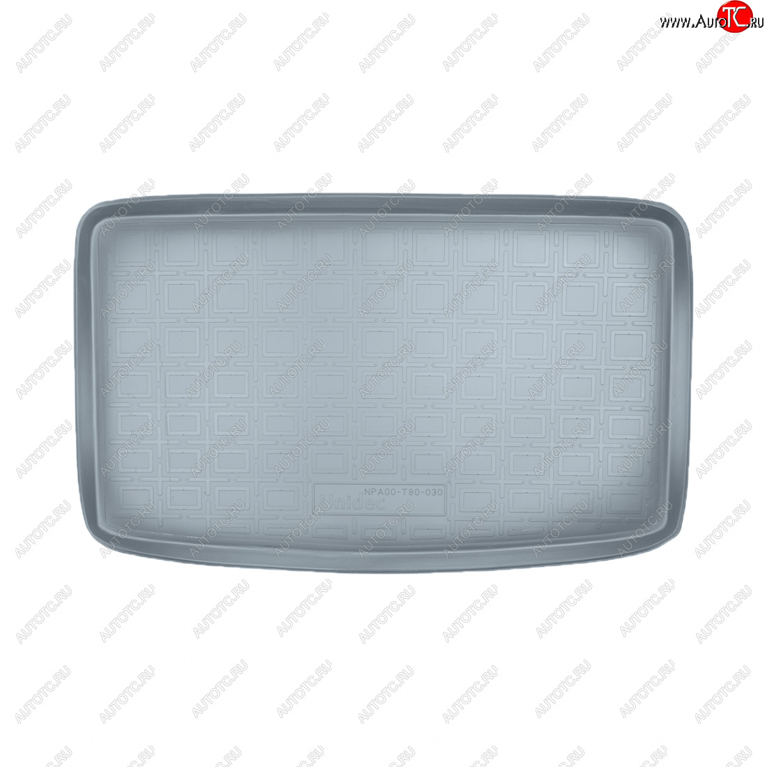 1 769 р. Коврик багажника Norplast Unidec (7 мест разложенный 3-й ряд)  Seat Alhambra  7N (2010-2020) дорестайлинг, рестайлинг (серый)  с доставкой в г. Пермь