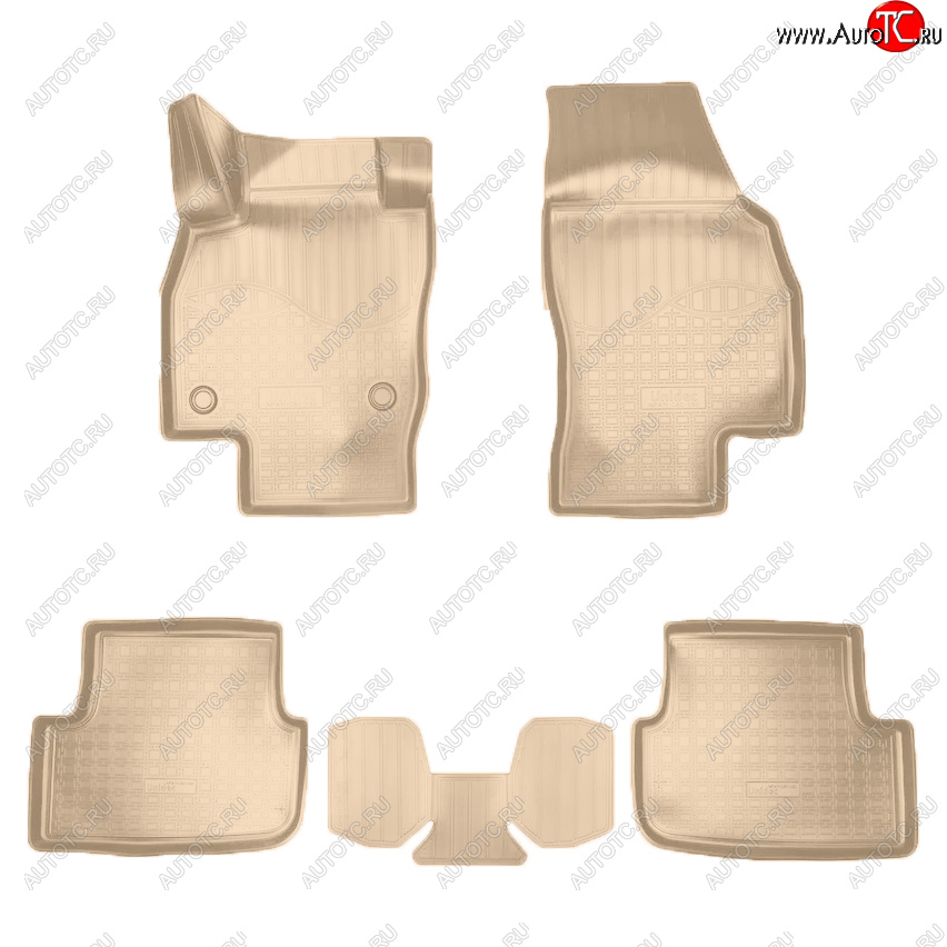 2 189 р. Коврики салона Norplast  Seat Arona (2017-2025) (Цвет: бежевый)  с доставкой в г. Пермь