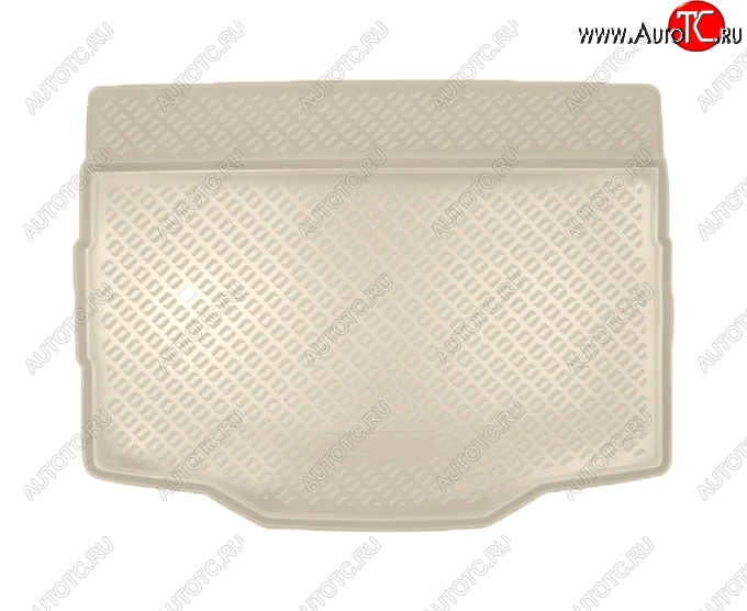 2 079 р. Коврик в багажник Norplast (на нижнюю полку)  Seat Arona (2017-2025) (Бежевый)  с доставкой в г. Пермь