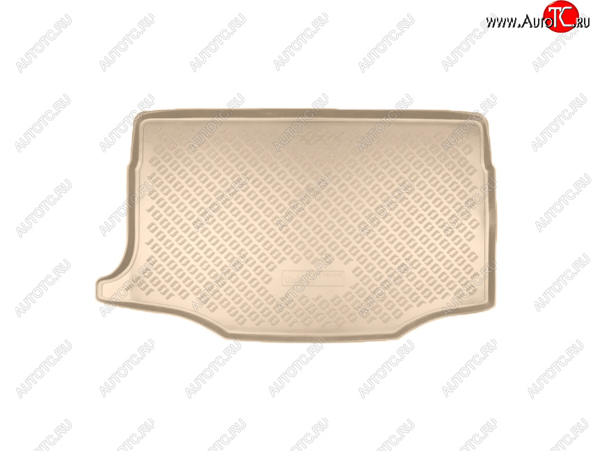 1 899 р. Коврик багажника Norplast (на нижнюю полку V2)  Seat Arona (2017-2025) (Цвет: бежевый)  с доставкой в г. Пермь