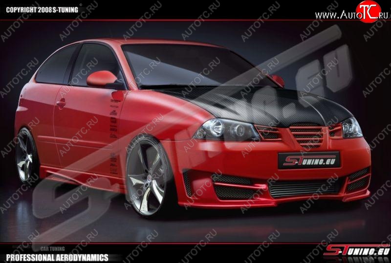 15 599 р. Пороги накладки ST Seat Ibiza 6L хэтчбэк 3 дв. дорестайлинг (2002-2006)  с доставкой в г. Пермь