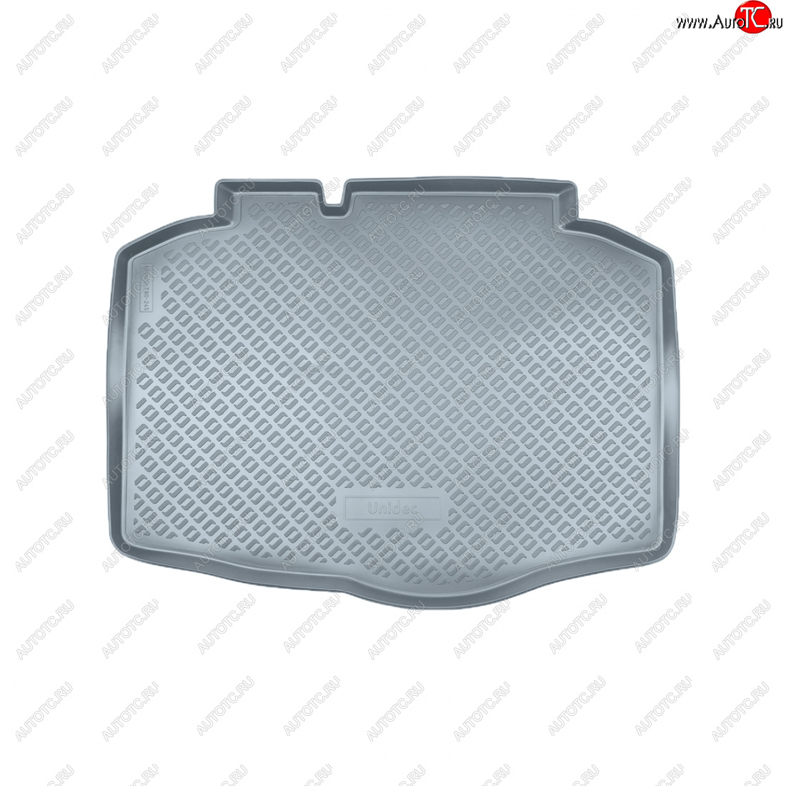 2 079 р. Коврик багажника Norplast Unidec  Seat Ibiza  KJ хэтчбэк 5 дв. (2017-2021) дорестайлинг (серый)  с доставкой в г. Пермь
