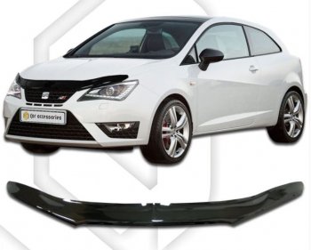 Дефлектор капота CA-Plastic Seat Ibiza ( 6J,6P хэтчбэк 5 дв.,  6J,6P универсал) (2012-2016)  рестайлинг
