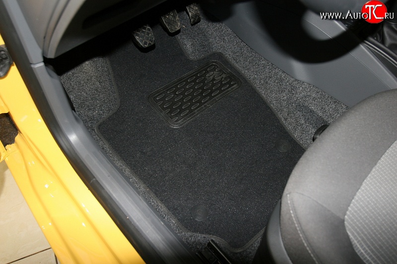 494 р. Коврик в салони Element 5 шт. (текстиль) Seat Ibiza 6J хэтчбэк 5 дв. доресталийнг (2008-2012)  с доставкой в г. Пермь