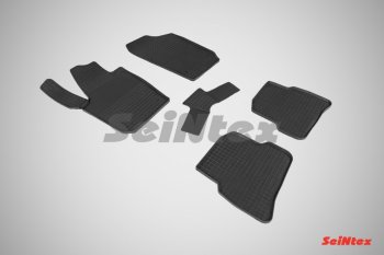 Износостойкие резиновые коврики в салон Сетка Seintex Seat Ibiza ( 6J,6P хэтчбэк 5 дв.,  6J,6P универсал) (2012-2016)  рестайлинг
