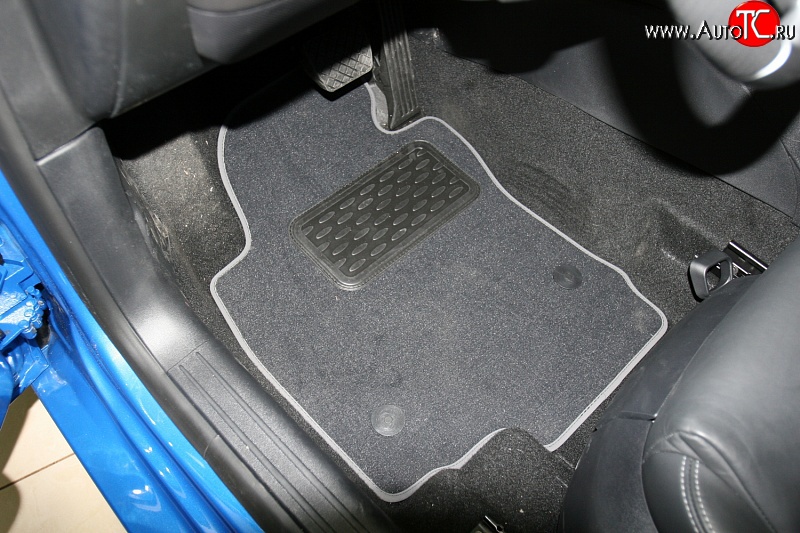 3 179 р. Коврик в салони Element 5 шт. (текстиль) (АКПП) Seat Leon 1P хэтчбэк 5 дв. дорестайлинг (2005-2009)  с доставкой в г. Пермь