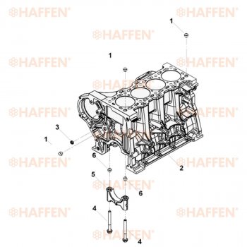 93 999 р. Блок цилиндров ISF 2.8 HAFFEN ГАЗ Баргузин 2217 автобус 2-ой рестайлинг (2010-2025)  с доставкой в г. Пермь. Увеличить фотографию 11