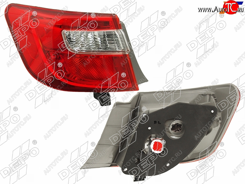 6 999 р. Левый фонарь задний DEPO Toyota Camry XV50 дорестайлинг (2011-2014)  с доставкой в г. Пермь