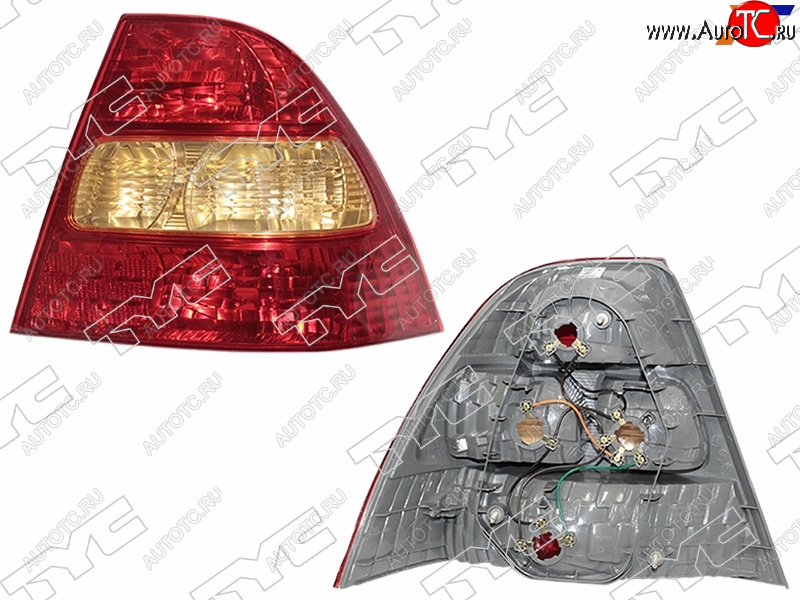 5 349 р. Правый фонарь задний TYC Toyota Corolla E120 седан дорестайлинг (2000-2004)  с доставкой в г. Пермь
