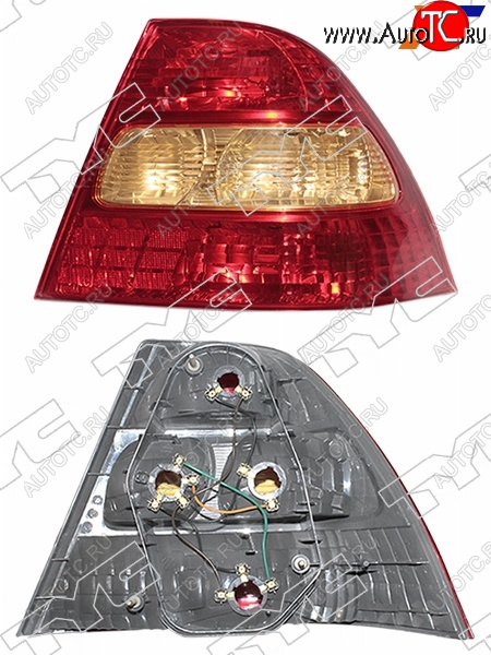5 349 р. Левый фонарь задний TYC Toyota Corolla E120 седан дорестайлинг (2000-2004)  с доставкой в г. Пермь