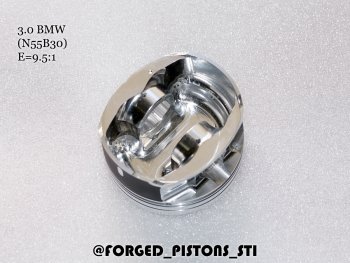 30 899 р. Поршни (BMW 3,0l N55B30 (CR=9,5) кольца 1,5/1,5/2,0) СТИ BMW X5 E70 дорестайлинг (2006-2010) (диаметр поршня: 84.00 мм)  с доставкой в г. Пермь. Увеличить фотографию 3