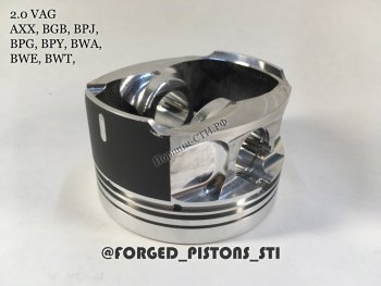 Поршни (VolksWagen 2,0 AXX (CR=10,5) кольца 1,2/1,5/2,0) СТИ Audi A3 8PA хэтчбэк 5 дв. 2-ой рестайлинг (2008-2010) (диаметр поршня: 82,50 мм)