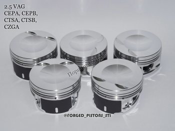 Поршни (VolksWagen 2,5 CEPA, CTSA кольца 1,2/1,5/2,0) СТИ Audi A3 8PA хэтчбэк 5 дв. 2-ой рестайлинг (2008-2010) (диаметр поршня: 82,50 мм)