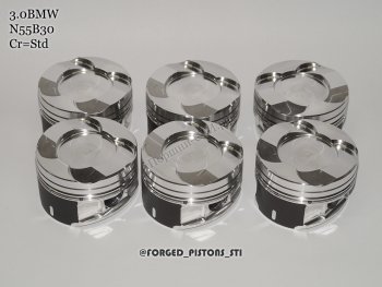 30 899 р. Поршни (BMW 3,0l N55B30 под кольца 1,5/1,5/2,0 степень std) СТИ BMW X5 E70 дорестайлинг (2006-2010) (диаметр поршня: 84,00 мм)  с доставкой в г. Пермь. Увеличить фотографию 3
