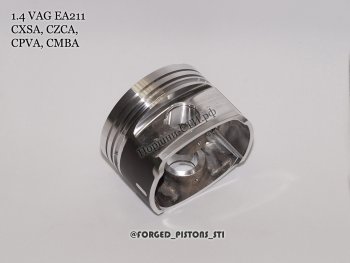 18 599 р. Поршни (VolksWagen 1,4tsi CXSA, CZCA, CPVA, CMBA EA211 под палец 19/47мм) СТИ Audi A3 8V1 хэтчбэк 3 дв. дорестайлинг (2012-2016) (диаметр 74.5 мм под серийные кольца 1,2/1,2/2,0 мм)  с доставкой в г. Пермь. Увеличить фотографию 6