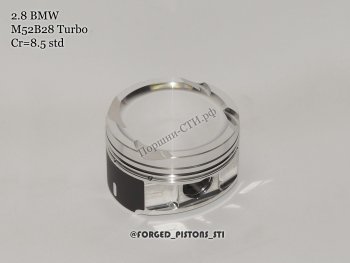 Поршни (BMW 2,8l M52/B28 под степень 8,5 кольца 1,2/1,5/2,0 мм) СТИ BMW 3 серия E46 седан дорестайлинг (1998-2001) (диаметр поршня: 84.50 мм)
