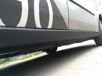 2 259 р. Пороги Автостайл  Renault Logan  1 (2004-2016) дорестайлинг, рестайлинг  с доставкой в г. Пермь. Увеличить фотографию 7