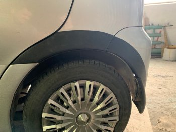 1 059 р. Накладки арок переднего и заднего бамперов Автостайл Daewoo Matiz M150 рестайлинг (2000-2016) (Текстурная поврехность)  с доставкой в г. Пермь. Увеличить фотографию 5