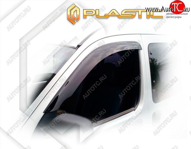 1 839 р. Ветровики дверей CA-Plastic Renault Kangoo KC (2003-2007) рестайлинг (Classic полупрозрачный, Без хром. молдинга) с доставкой в г. Пермь Увеличить фотографию 1 1 839 р. Ветровики дверей CA-Plastic Renault Kangoo KC (2003-2007) рестайлинг (Classic полупрозрачный, Без хром. молдинга) с доставкой в г. Пермь