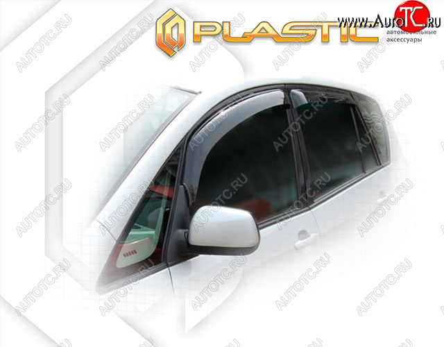 1 999 р. Дефлектора окон CA-Plastic  Toyota Corolla Spacio  E120 (2003-2007) рестайлинг (Classic полупрозрачный)  с доставкой в г. Пермь