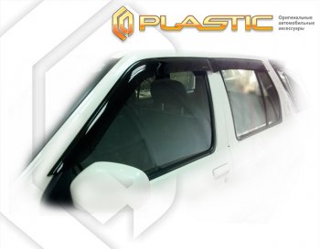 Дефлектора окон CA-Plastic Nissan Terrano2  R50 (1995-2002) дорестайлинг, рестайлинг (Classic полупрозрачный)